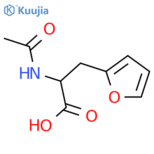 2-acetamido-3-(furan-2-yl)propanoic acid structure