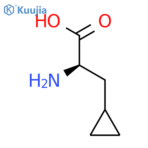 (R)-2-Amino-3-cyclopropylpropanoic acid structure