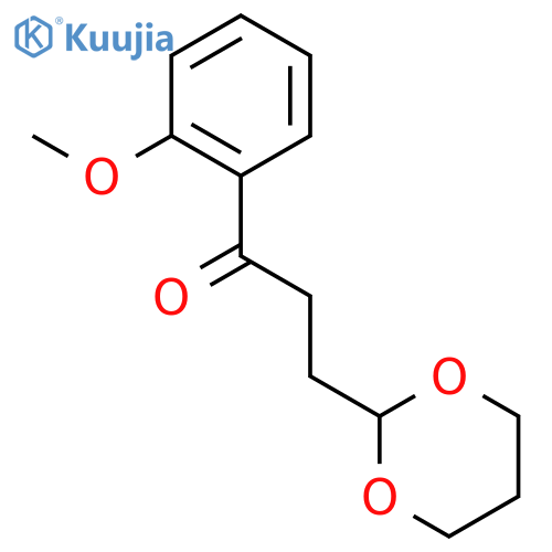 3-(1,3-Dioxan-2-yl)-2'-methoxypropiophenone structure