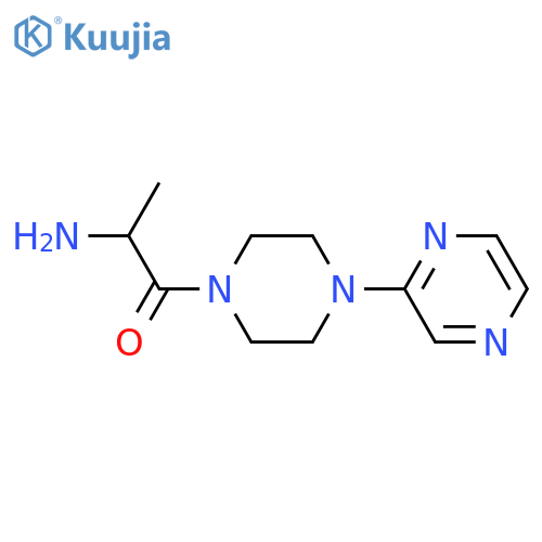 2-Amino-1-[4-(pyrazin-2-YL)piperazin-1-YL]propan-1-one structure