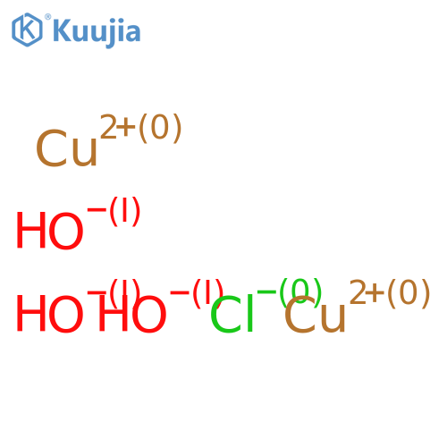 Copper chloride hydroxide (Cu2Cl(OH)3); Mineral-form structure