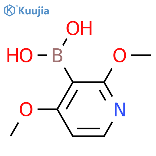 Boronic acid, B-(2,4-dimethoxy-3-pyridinyl)- structure