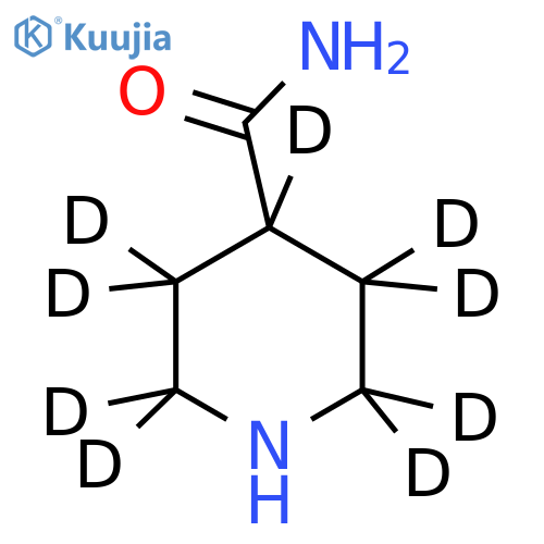 4-PIPERIDINE-D9-CARBOXAMIDE structure