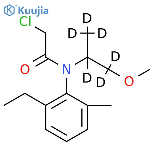 Metolachlor-d6 structure