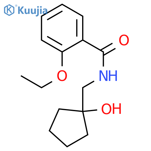 2-ethoxy-N-(1-hydroxycyclopentyl)methylbenzamide structure
