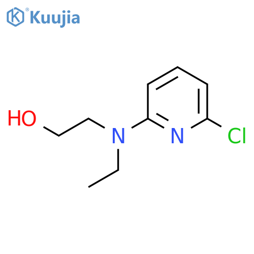 2-[(6-Chloro-2-pyridinyl)(ethyl)amino]-1-ethanol structure