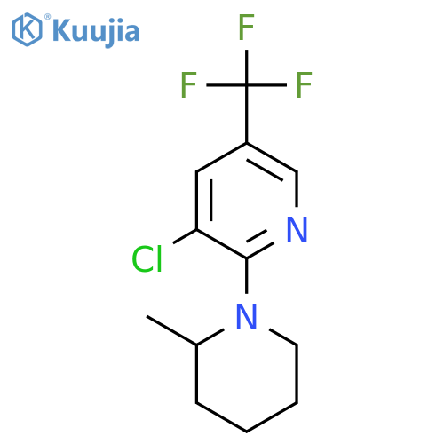 3-Chloro-2-(2-methyl-1-piperidinyl)-5-(trifluoromethyl)pyridine structure