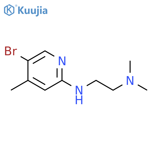 N1-(5-Bromo-4-methyl-2-pyridinyl)-N2,N2-dimethyl-1,2-ethanediamine structure
