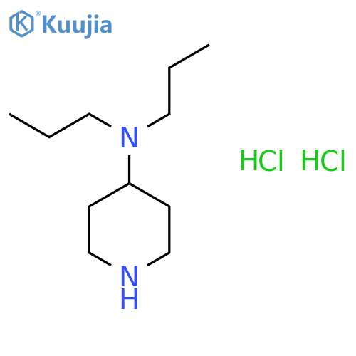 N,N-Dipropyl-4-piperidinamine dihydrochloride structure