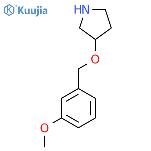 3-(3-methoxyphenyl)methoxypyrrolidine structure
