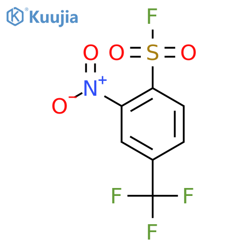 2-Nitro-4-(trifluoromethyl)benzenesulfonyl fluoride structure