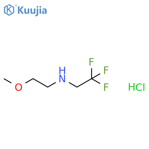 (2-methoxyethyl)(2,2,2-trifluoroethyl)amine hydrochloride structure