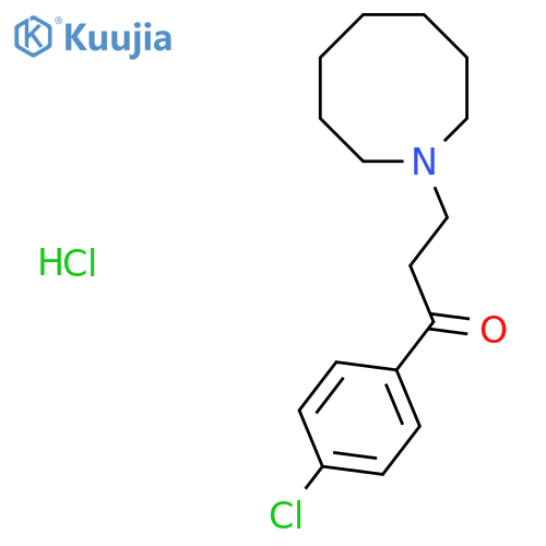 3-(Azocan-1-yl)-1-(4-chlorophenyl)propan-1-one hydrochloride structure