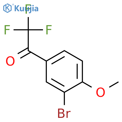 1-(3-bromo-4-methoxyphenyl)-2,2,2-trifluoroethan-1-one structure