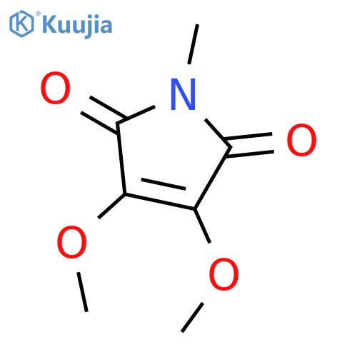 1H-Pyrrole-2,5-dione, 3,4-dimethoxy-1-methyl- structure