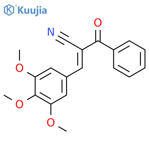 Benzenepropanenitrile, b-oxo-a-[(3,4,5-trimethoxyphenyl)methylene]- structure