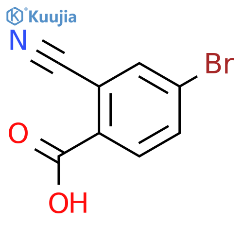 4-Bromo-2-cyanobenzoic Acid structure