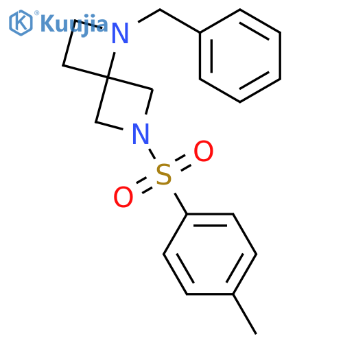 1,6-Diazaspiro[3.3]heptane, 6-[(4-Methylphenyl)sulfonyl]-1-(phenylMethyl)- structure