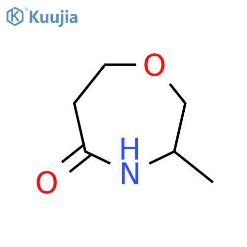3-Methyl-1,4-oxazepan-5-one structure