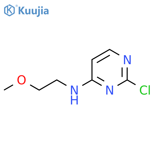 2-Chloro-N-(2-methoxyethyl)pyrimidin-4-amine structure