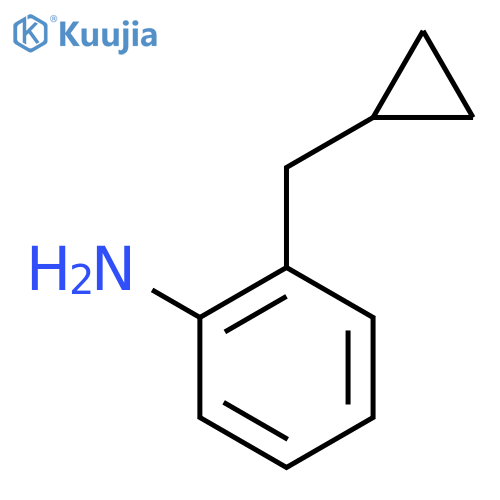 2-(Cyclopropylmethyl)aniline structure