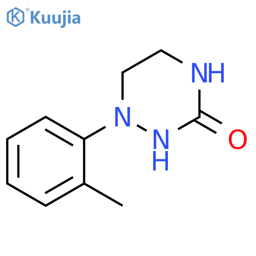 1,2,4-Triazin-3(2H)-one, tetrahydro-1-(2-methylphenyl)- structure
