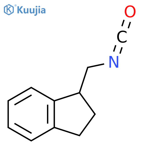 1-(isocyanatomethyl)-2,3-dihydro-1H-indene structure