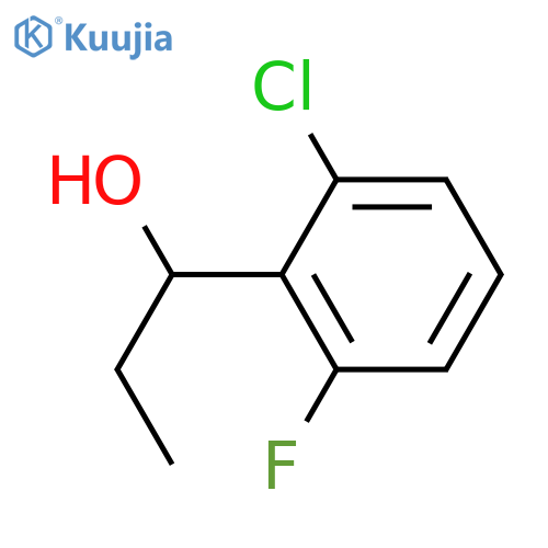 1-(2-chloro-6-fluorophenyl)propan-1-ol structure