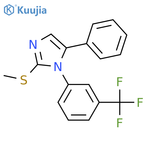 2-(methylsulfanyl)-5-phenyl-1-[3-(trifluoromethyl)phenyl]-1H-imidazole structure
