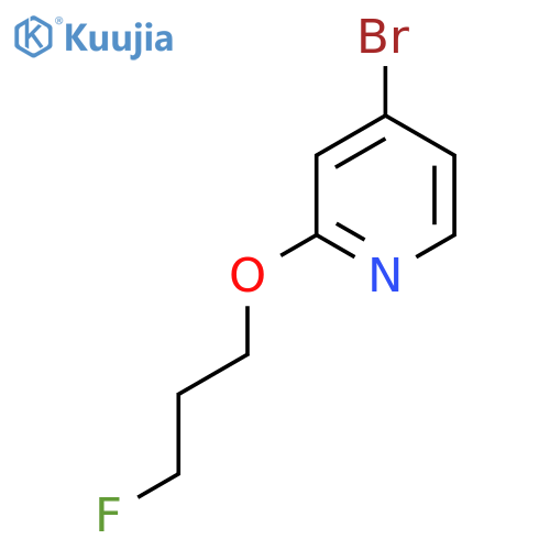 4-Bromo-2-(3-fluoropropoxy)pyridine structure
