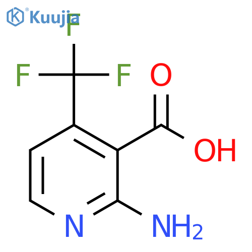 2-Amino-4-(trifluoromethyl)pyridine-3-carboxylic Acid structure