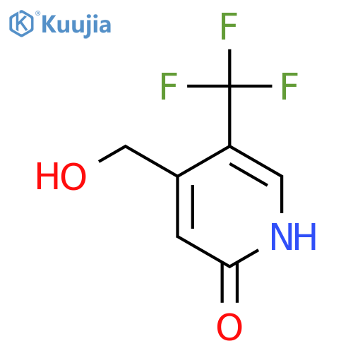 2-Hydroxy-5-(trifluoromethyl)pyridine-4-methanol structure
