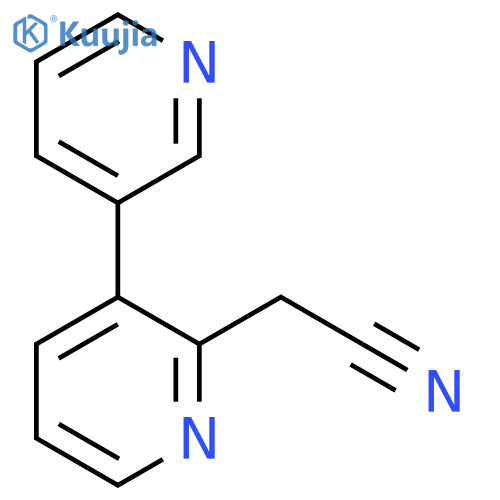 3-(Pyridin-3-yl)pyridine-2-acetonitrile structure