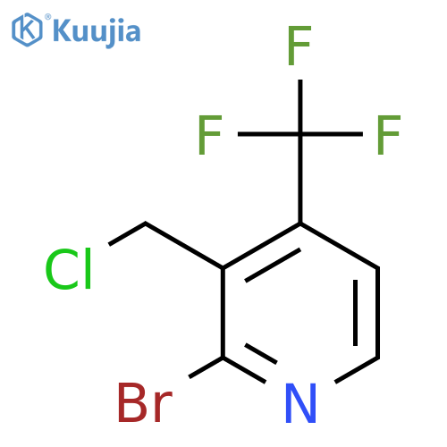 2-Bromo-3-chloromethyl-4-(trifluoromethyl)pyridine structure