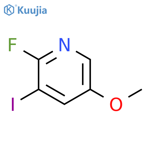 2-fluoro-3-iodo-5-methoxypyridine structure