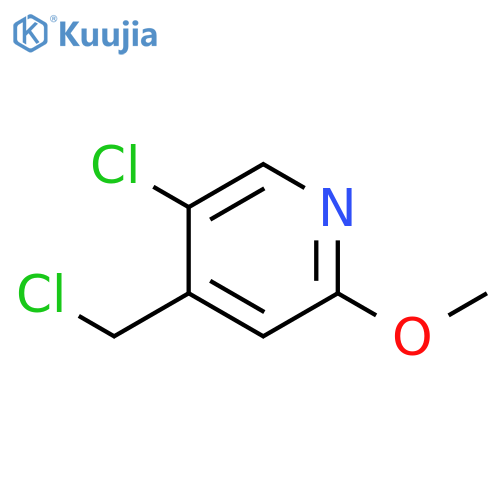 5-chloro-4-(chloromethyl)-2-methoxypyridine structure