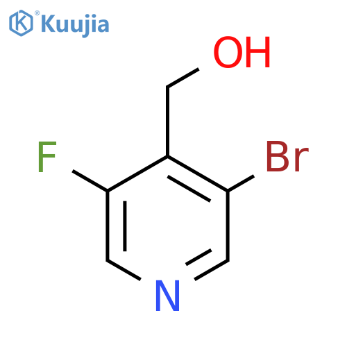 (3-Bromo-5-fluoropyridin-4-yl)methanol structure