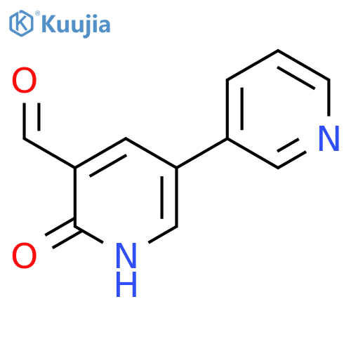 2-Hydroxy-5-(pyridin-3-yl)nicotinaldehyde structure