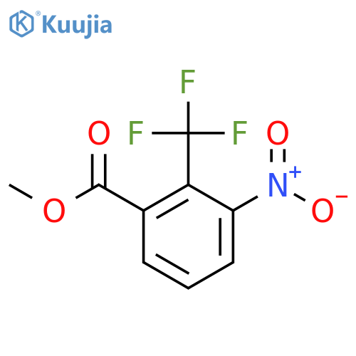 Methyl 3-nitro-2-(trifluoromethyl)benzoate structure