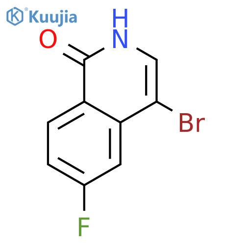 4-Bromo-6-fluoroisoquinolin-1(2H)-one structure