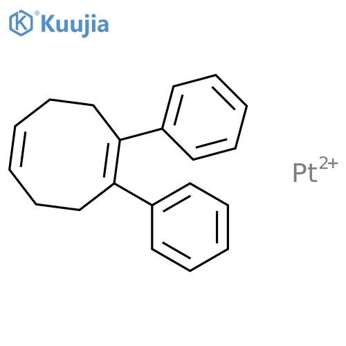 Diphenyl(1,5-cyclooctadiene)platinum(II) structure