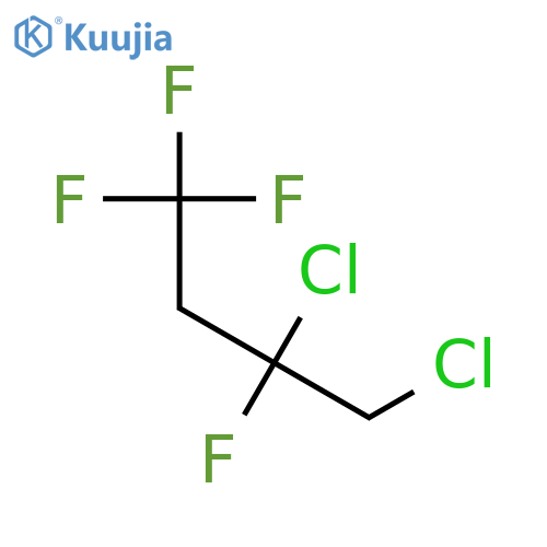 3,4-dichloro-1,1,1,3-tetrafluorobutane structure