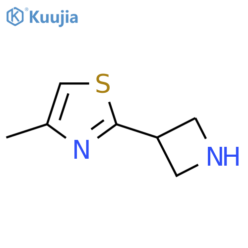 2-(Azetidin-3-yl)-4-methylthiazole structure