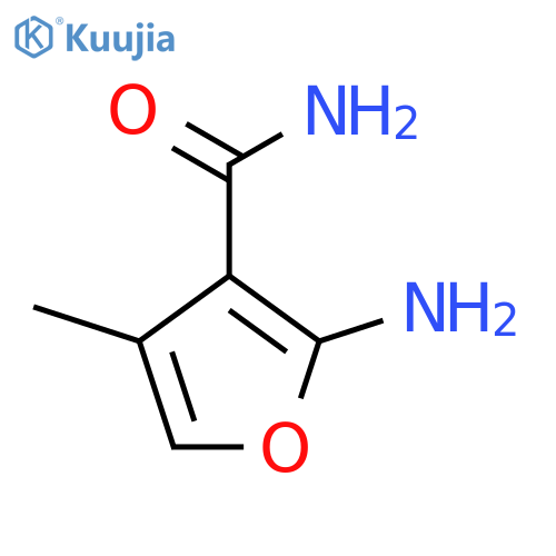 2-Amino-4-methylfuran-3-carboxamide structure