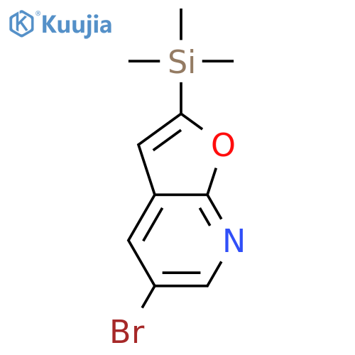 5-Bromo-2-(trimethylsilyl)furo2,3-bpyridine structure