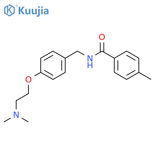 Benzamide,N-[[4-[2-(dimethylamino)ethoxy]phenyl]methyl]-4-methyl- structure