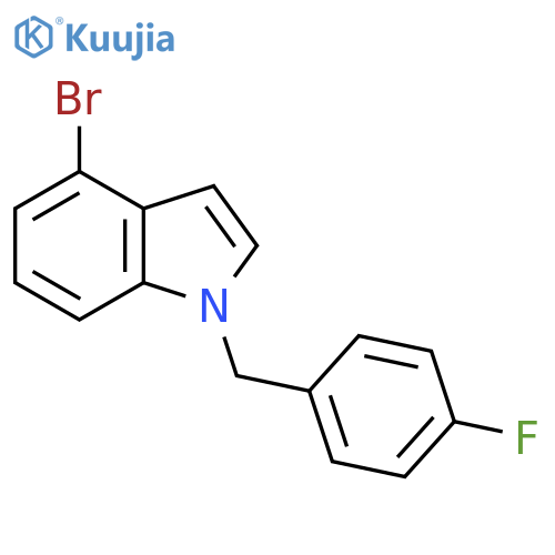 4-Bromo-1-(4-fluorobenzyl)-1H-indole structure