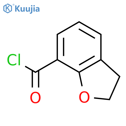 7-Benzofurancarbonylchloride, 2,3-dihydro- structure