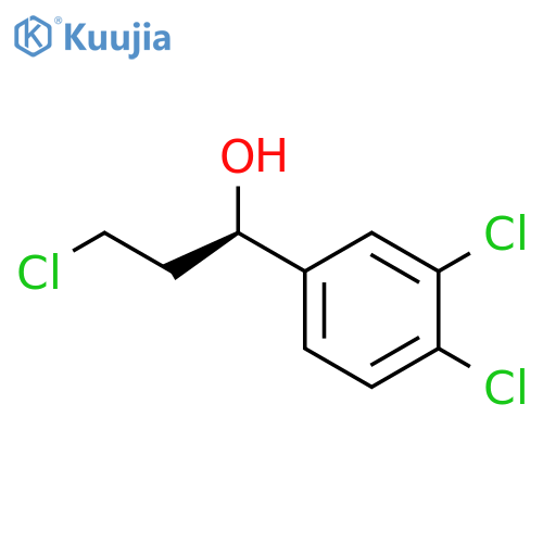 (R)-3-CHLORO-1-(3,4-DICHLORO-PHENYL)-PROPAN-1-OL structure