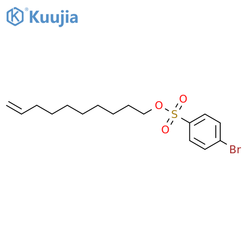 Benzenesulfonic acid, 4-bromo-, 9-decenyl ester structure